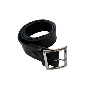 Men's Boston Black Silver Belt Size 42